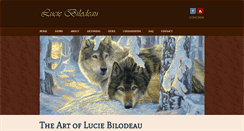 Desktop Screenshot of luciebilodeau.com